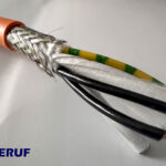 Cabo elétrico super flexível pur pvc blindado multivias servo motor Siemens motioncable