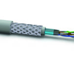 Cabo rede lan ethernet par trançado blindado 4 pares awg24 CAT7 CAT8