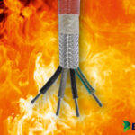 Cabos elétricos multivias blindado alta temperatura resistente fogo