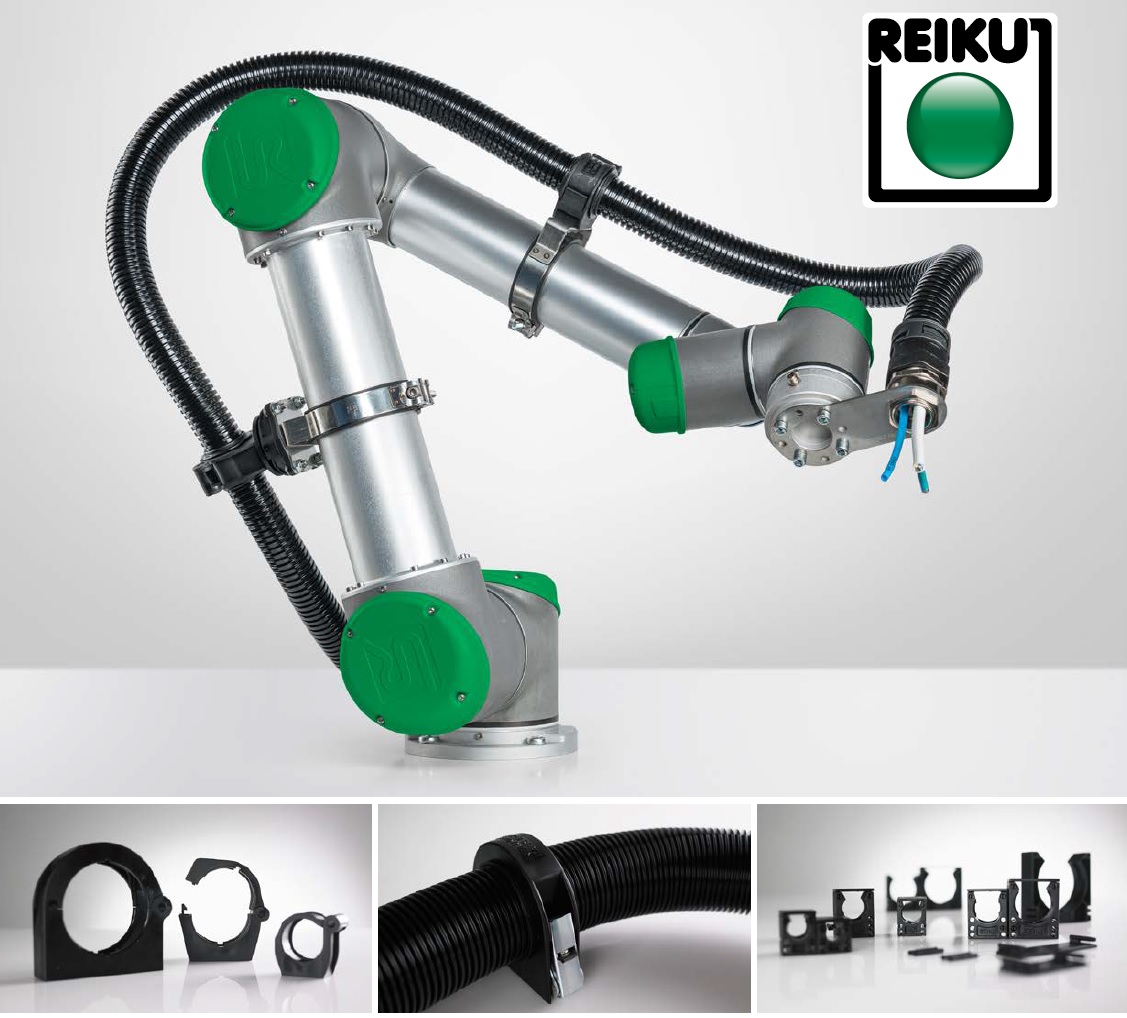 Sistema Proteção e Organização de Cabos Elétricos em Robôs: Tubos Corrugados Conduítes Mangueiras Flexíveis, Abraçadeiras, Anacondas Robóticas, Prensa-Cabos, Presilhas, Umbilical Cobot, REIKU, LEONI, igus, LAPPKABEL, MURRPLASTIC, KUKA, ABB, FANUC, YASKAWA no Brasil é na BERUF